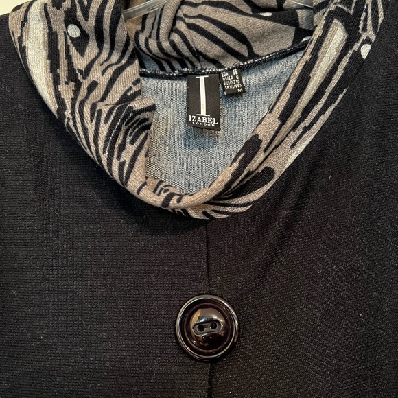 Isabel London Tunic Dress soft and warm Size M Navy but looks Black - Picture 2 of 8